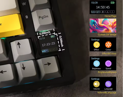 Bluetooth 5.1 Mechanical Gaming Keyboard / Delivery from 10 to 15 days